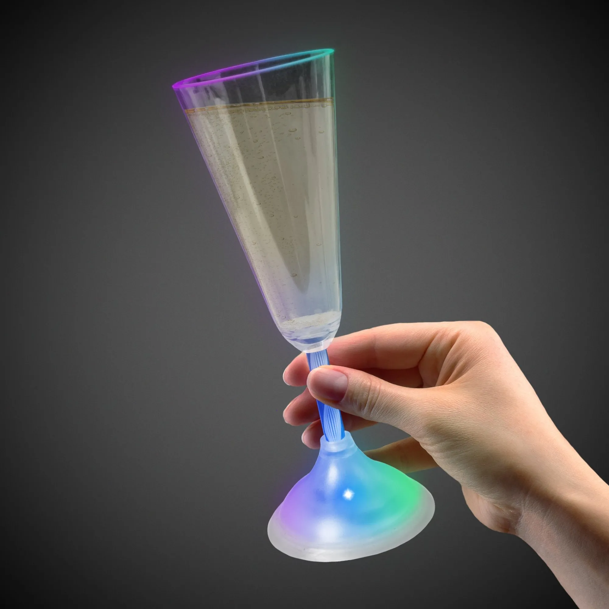 Hot Windy City Novelties LED 7.5 oz. Champagne Glass