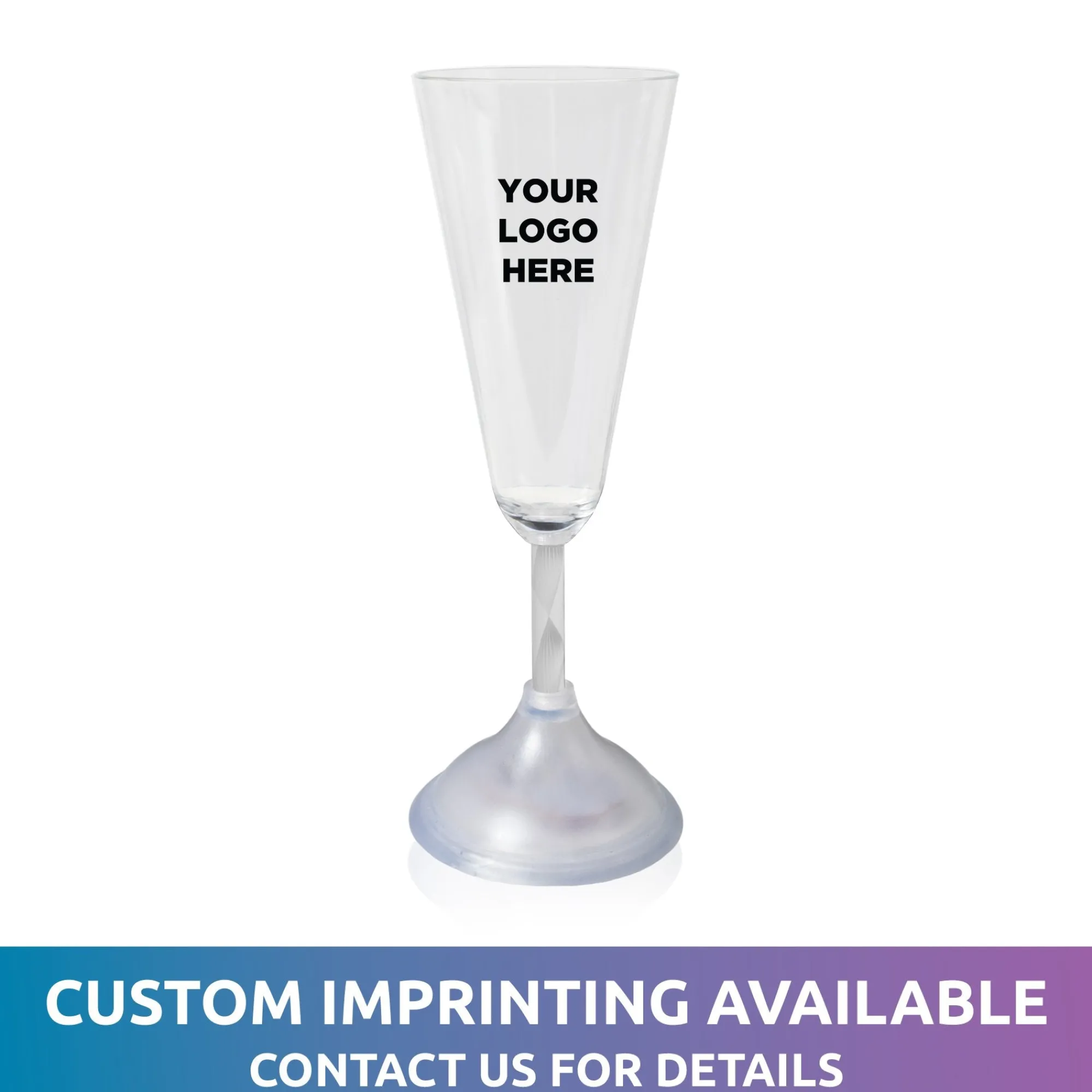 Hot Windy City Novelties LED 7.5 oz. Champagne Glass