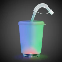 Hot Windy City Novelties LED 12 oz. Cup with Lid & Straw