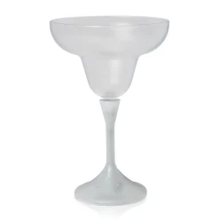 Discount Windy City Novelties LED 10 oz. Frosted Margarita Glass White Stem