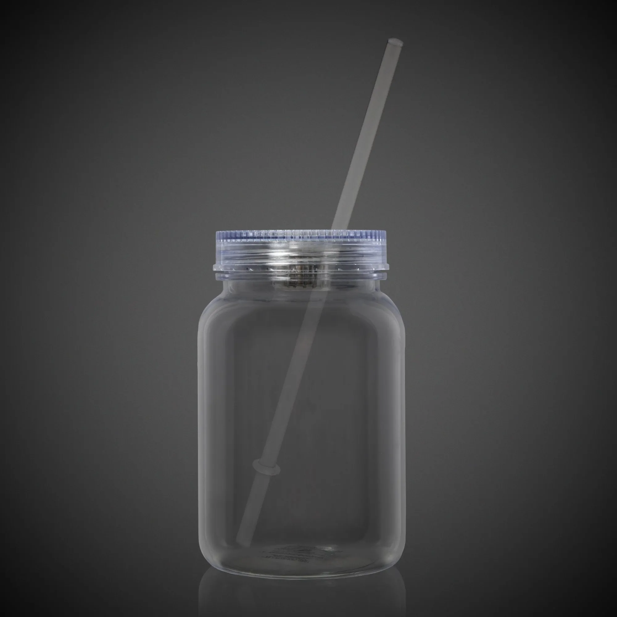 Hot Windy City Novelties LED 20 oz. Mason Jar with Straw