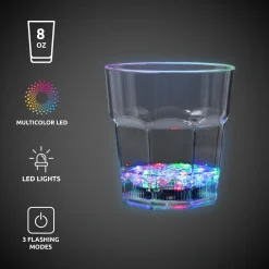 Windy City Novelties LED 8 oz. Rocks Glass
