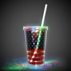 Online Windy City Novelties LED Patriotic Double Wall 16 oz. Cup