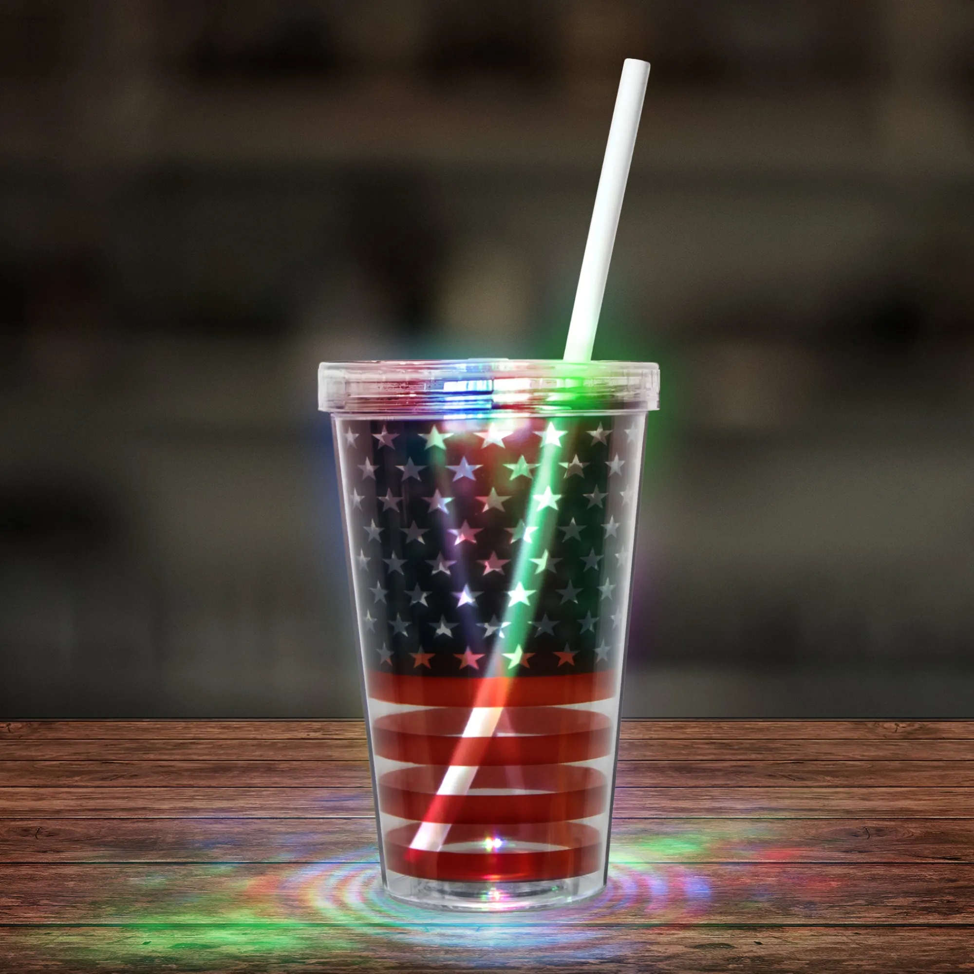 Online Windy City Novelties LED Patriotic Double Wall 16 oz. Cup