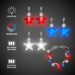Online Windy City Novelties LED Patriotic Jewelry Retail Display