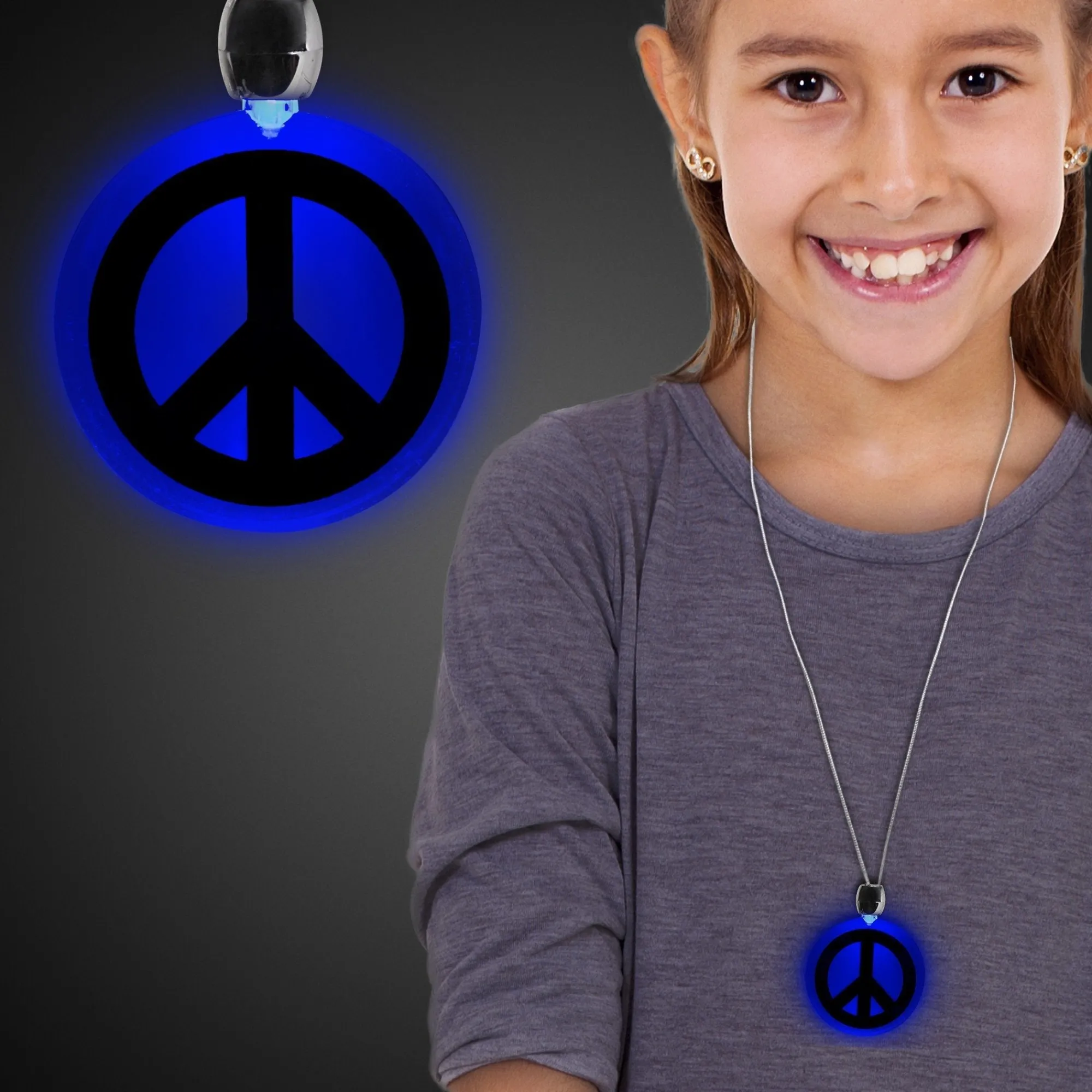 Sale Windy City Novelties LED Peace Sign Necklace
