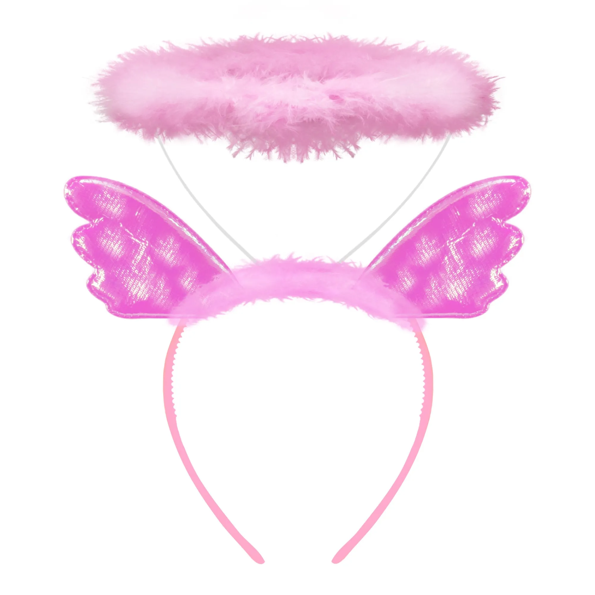 Best Windy City Novelties LED Pink Angel Halo Headband