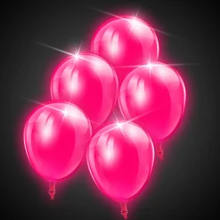 Best Windy City Novelties LED Pink 14" Blinky Balloons