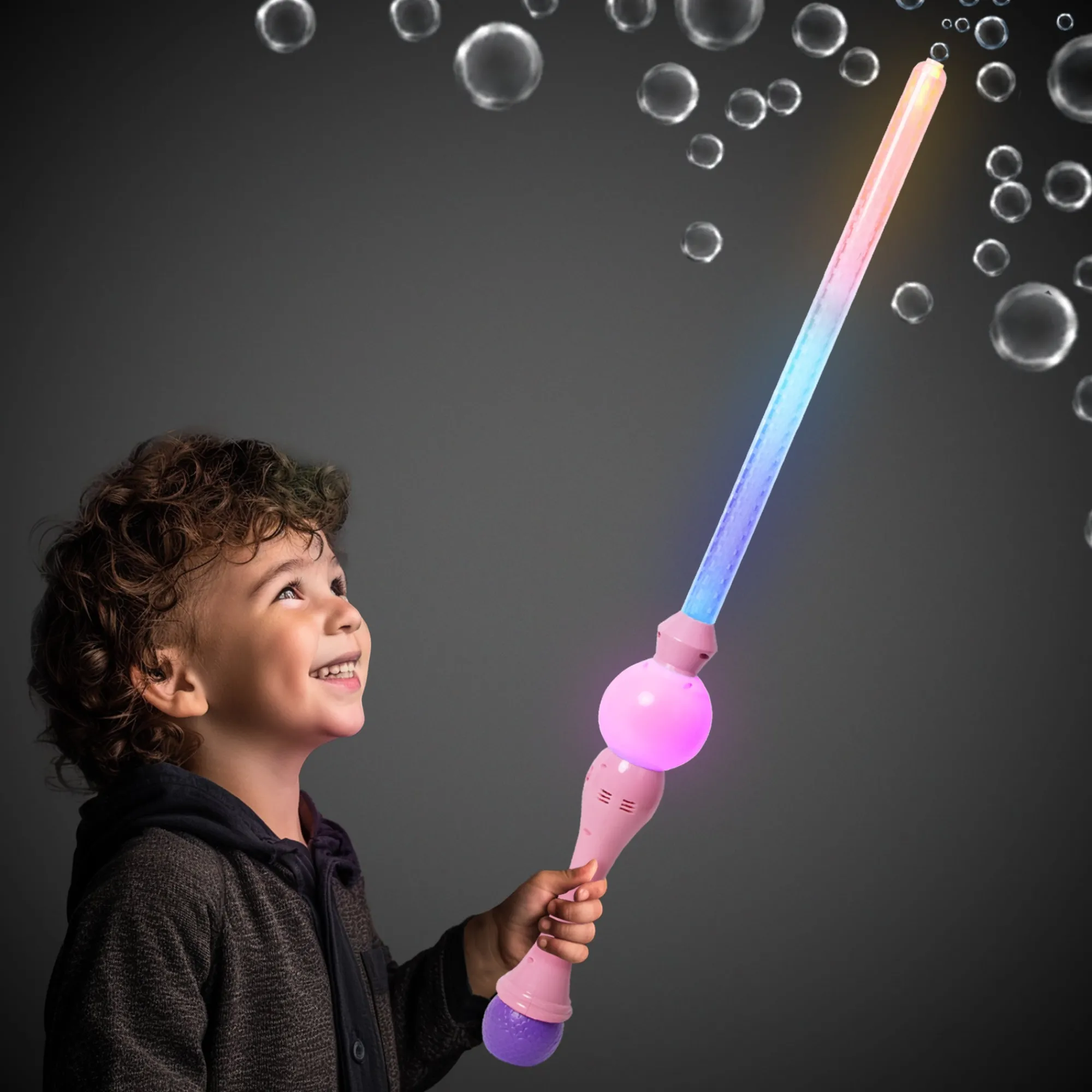 Best Windy City Novelties LED Pink Bubble Sword