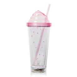 Windy City Novelties LED Pink Ice Cream Soda 13 oz. Tumbler