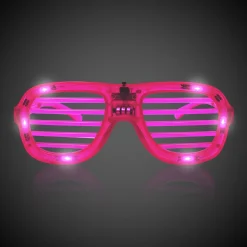 Windy City Novelties LED Slotted Glasses Pink