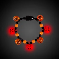 Hot Windy City Novelties LED Pumpkin Bead Bracelet