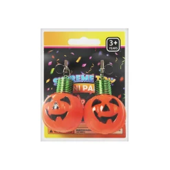 Clearance Windy City Novelties LED Pumpkin Clip-On Earrings