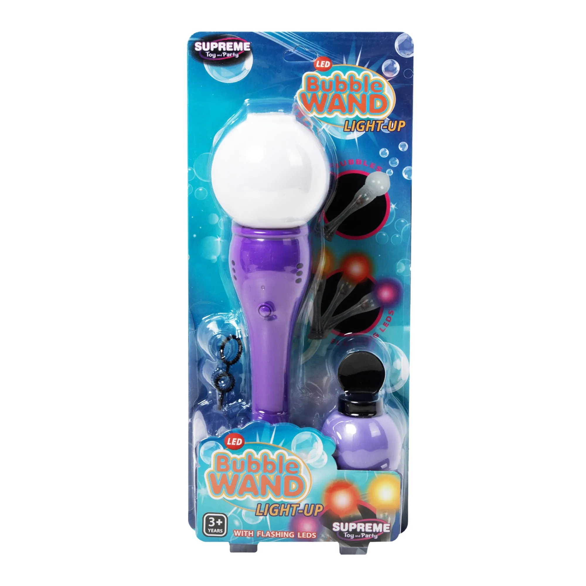 Windy City Novelties LED Bubble Wand Purple