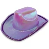 Hot Windy City Novelties LED Purple Iridescent Cowboy Hat
