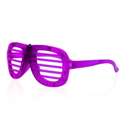Discount Windy City Novelties LED Slotted Glasses Purple