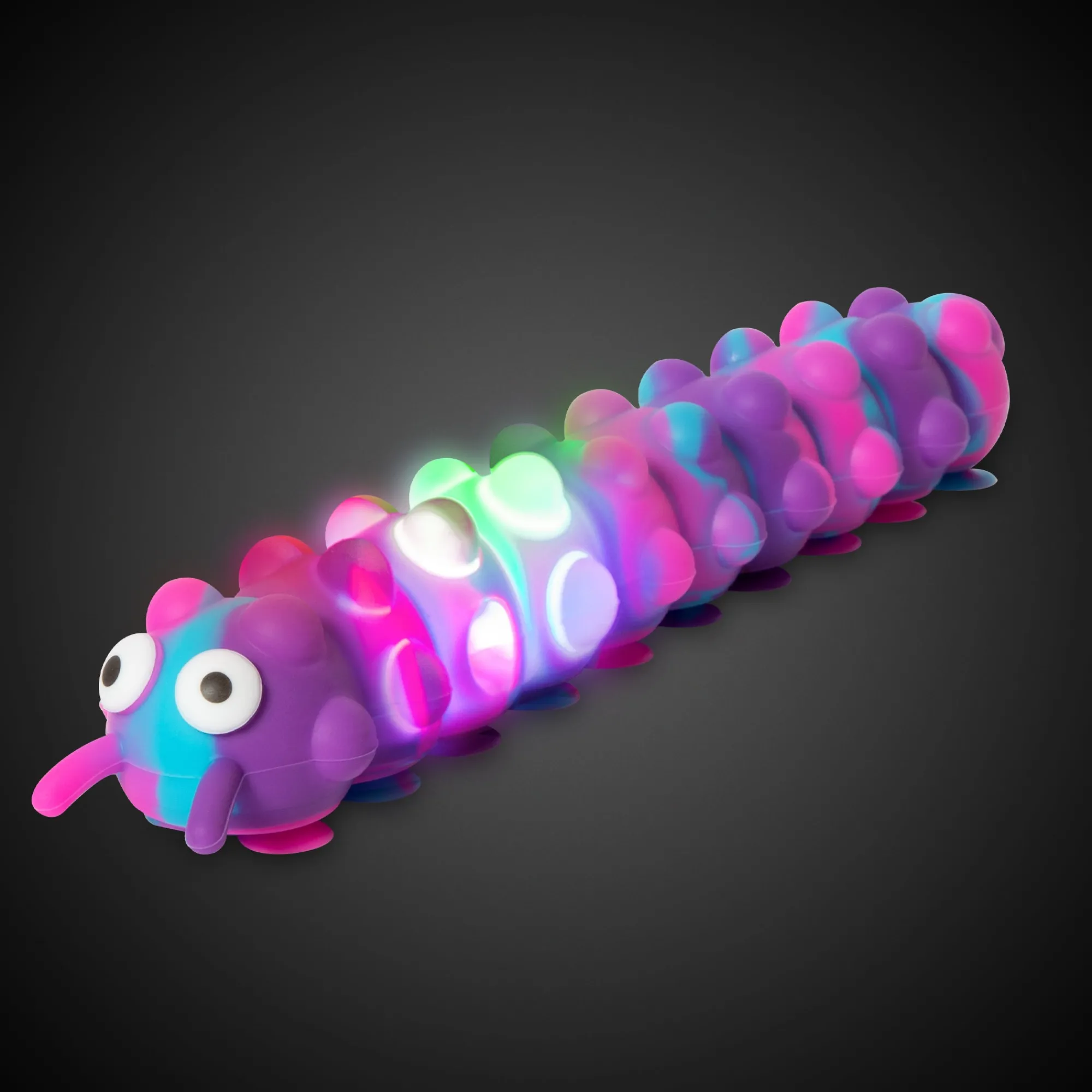 Windy City Novelties LED Push Pop Caterpillar Toys
