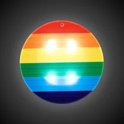 Clearance Windy City Novelties LED Rainbow Pride Medallion