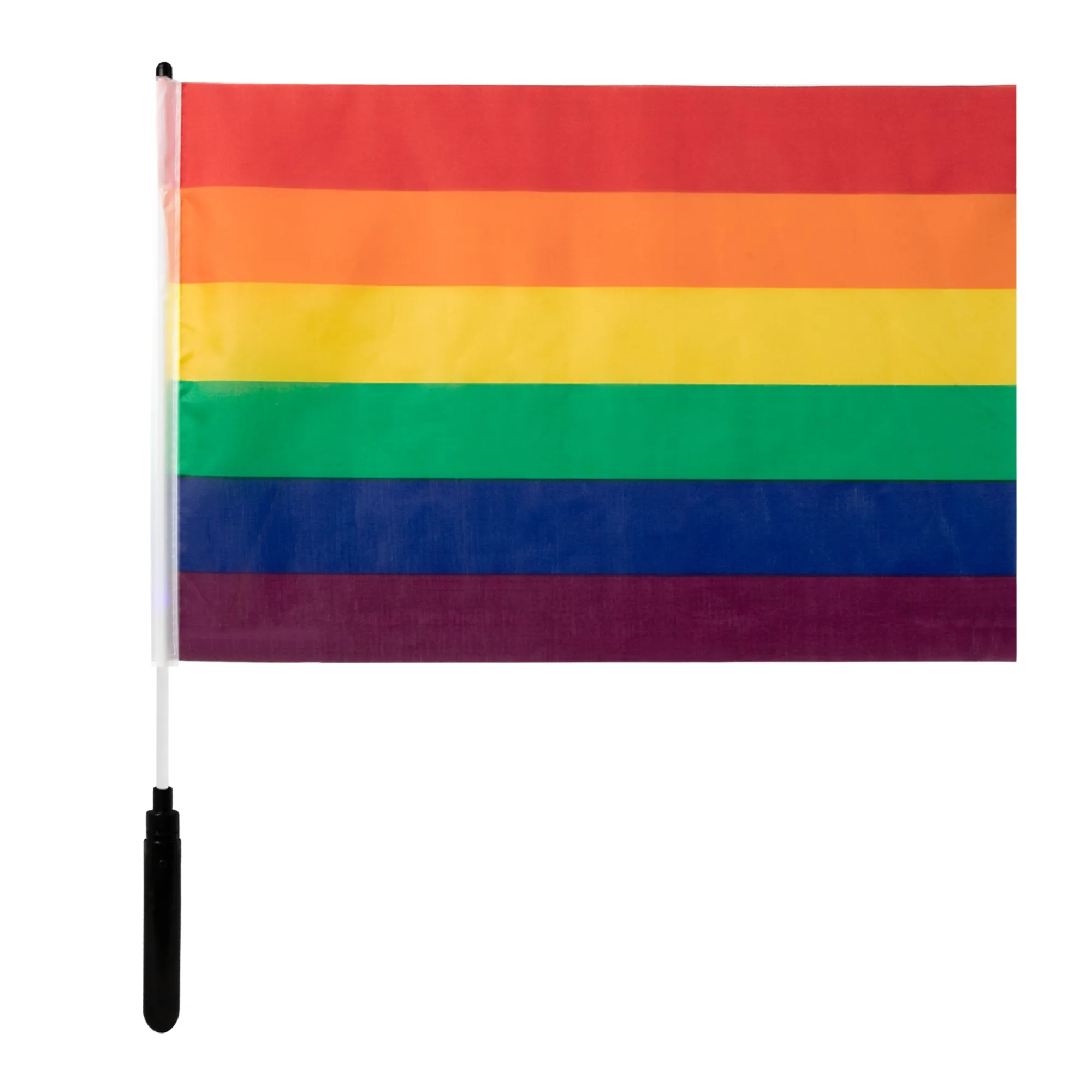 New Windy City Novelties LED Rainbow Pride 12"x18" Flag