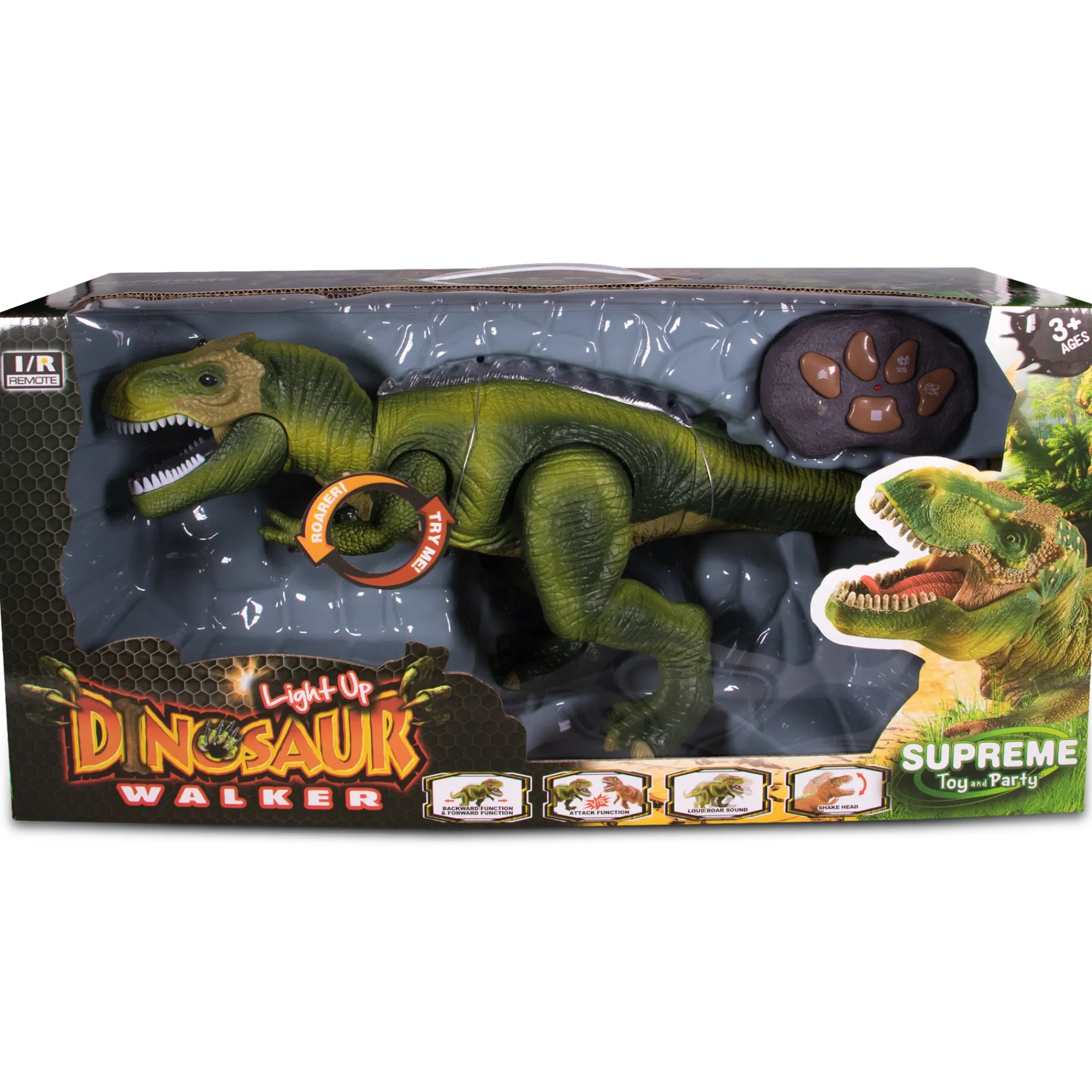 Best Windy City Novelties LED RC Walking T-Rex Dinosaur Toy