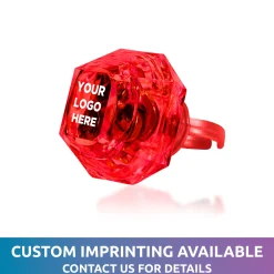 Clearance Windy City Novelties LED Diamond Ring Red
