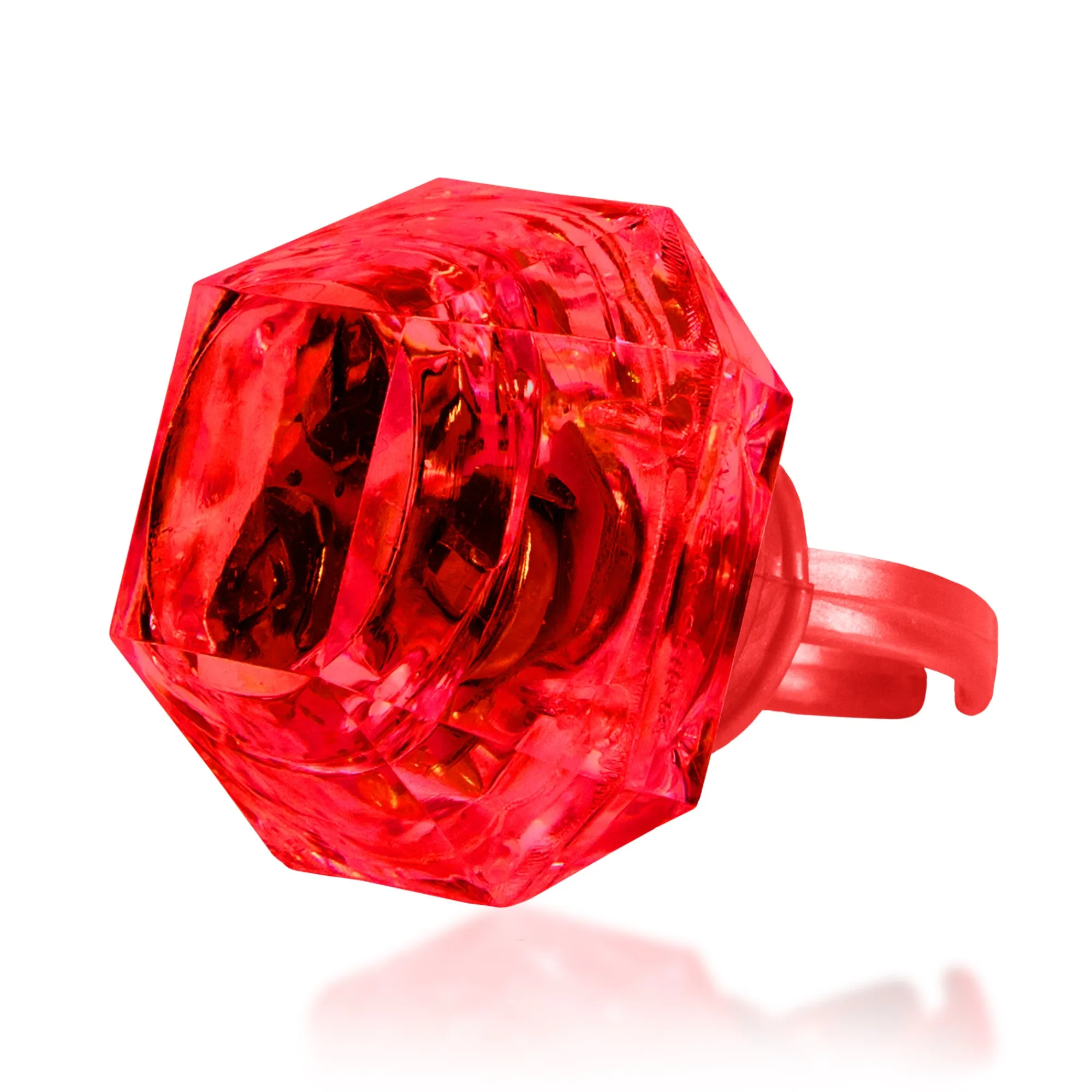 Clearance Windy City Novelties LED Diamond Ring Red