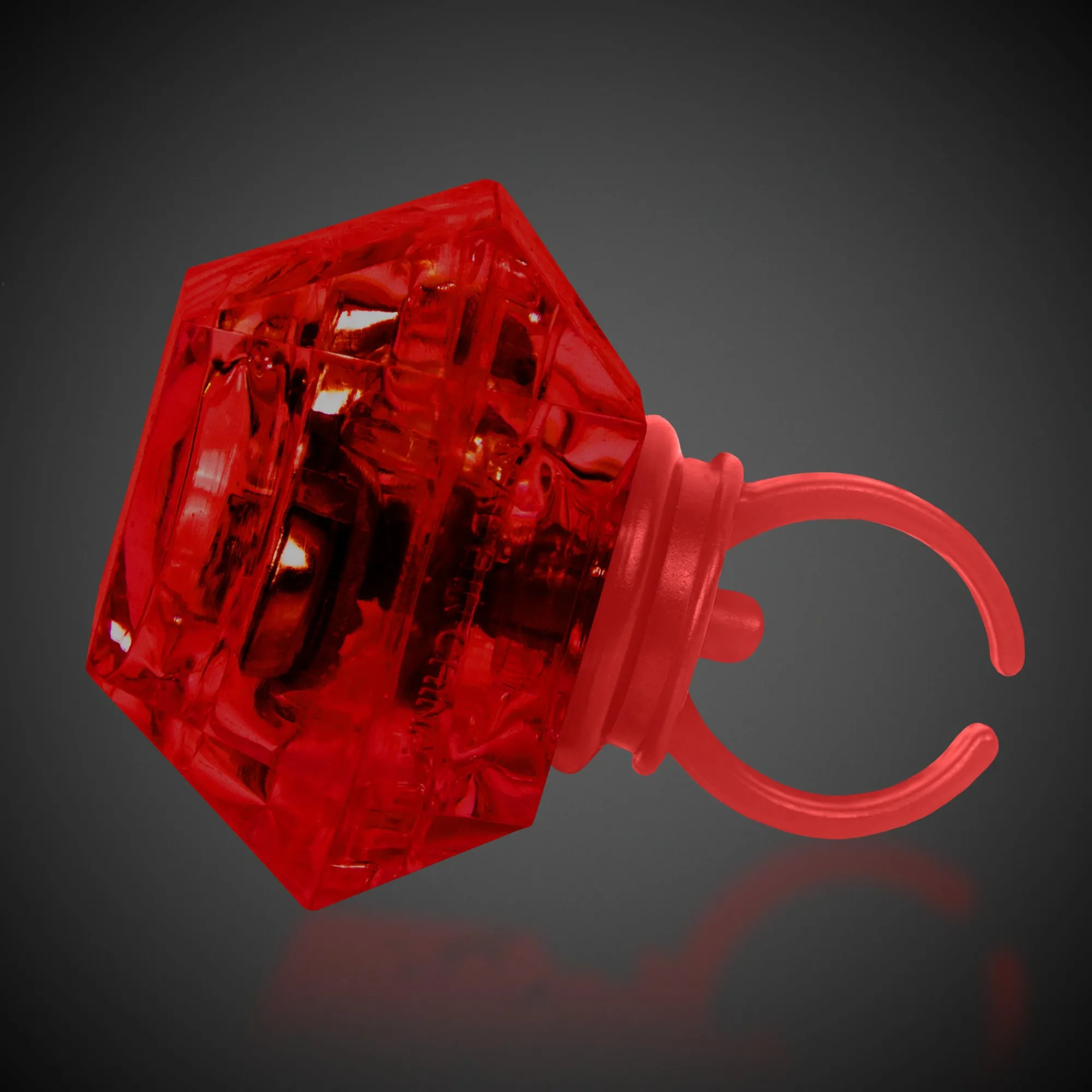 Clearance Windy City Novelties LED Diamond Ring Red