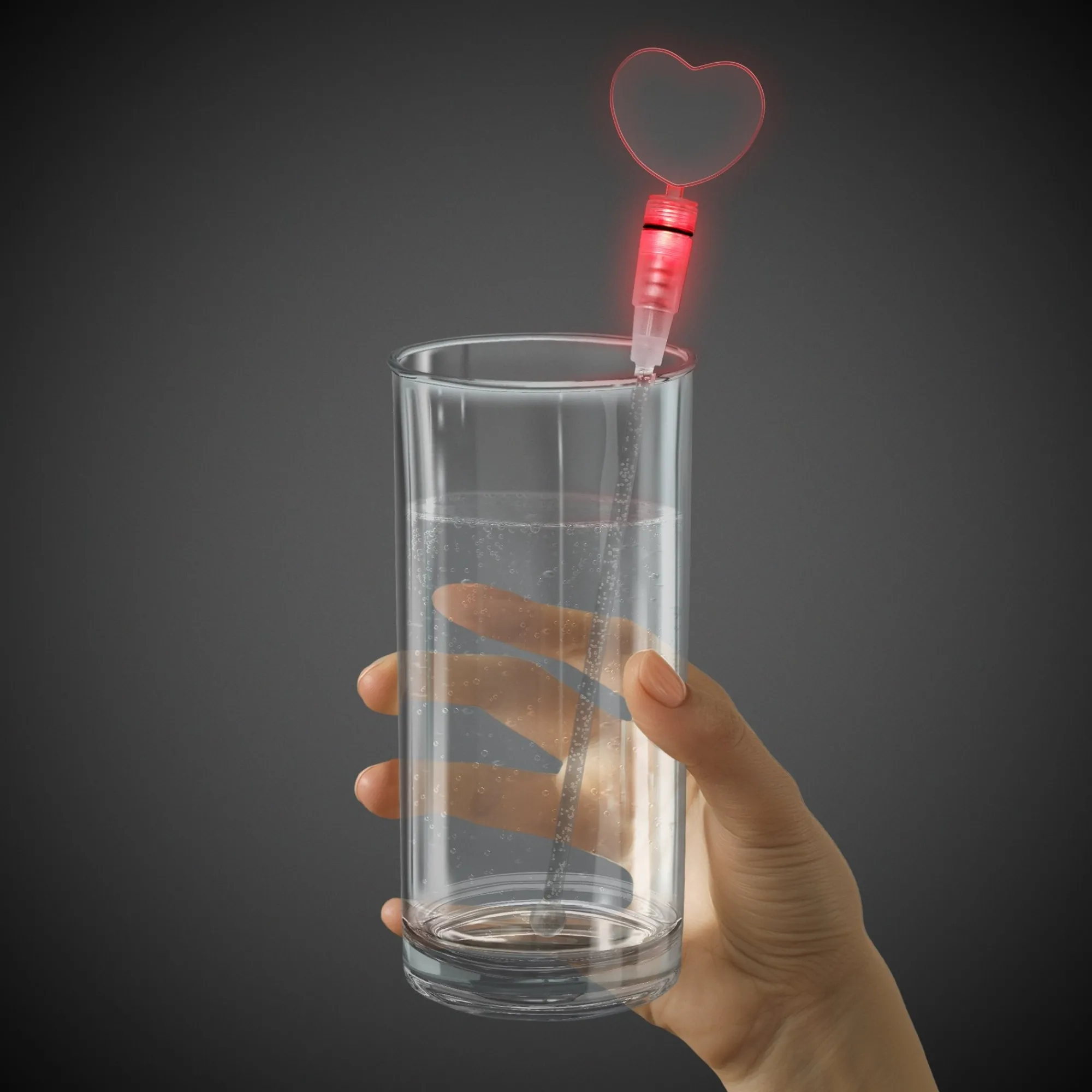 Hot Windy City Novelties LED Red Heart Cocktail Stirrer