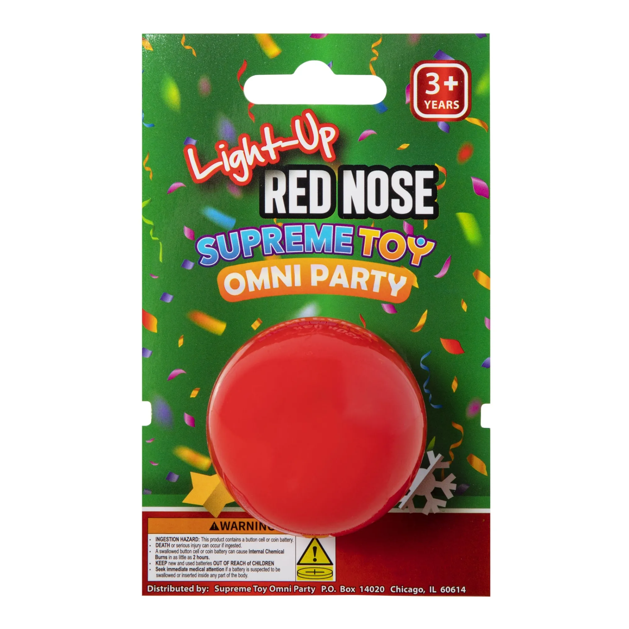 Best Windy City Novelties LED Red Noses