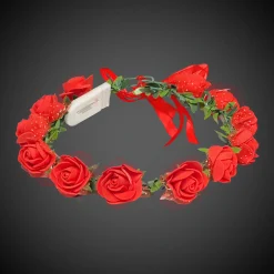 New Windy City Novelties LED Red Roses Halo Headband