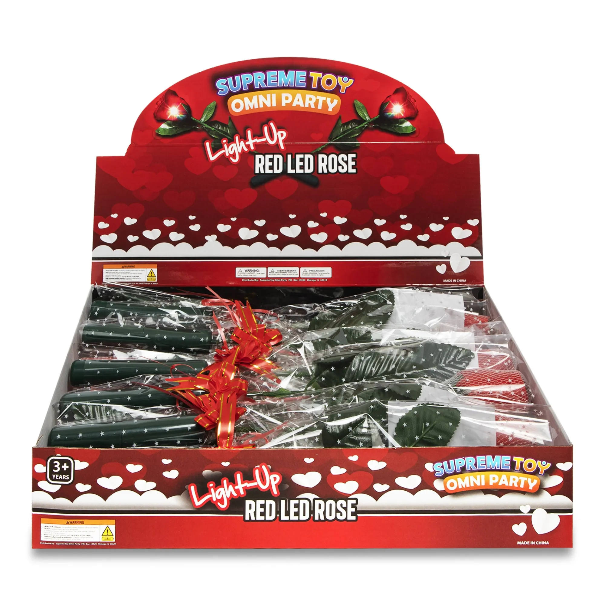 Discount Windy City Novelties LED Red Roses Retail Display