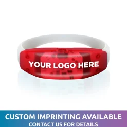 Best Windy City Novelties LED Stretchy Bangle Bracelet Red