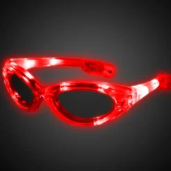 Sale Windy City Novelties LED Sunglasses Red