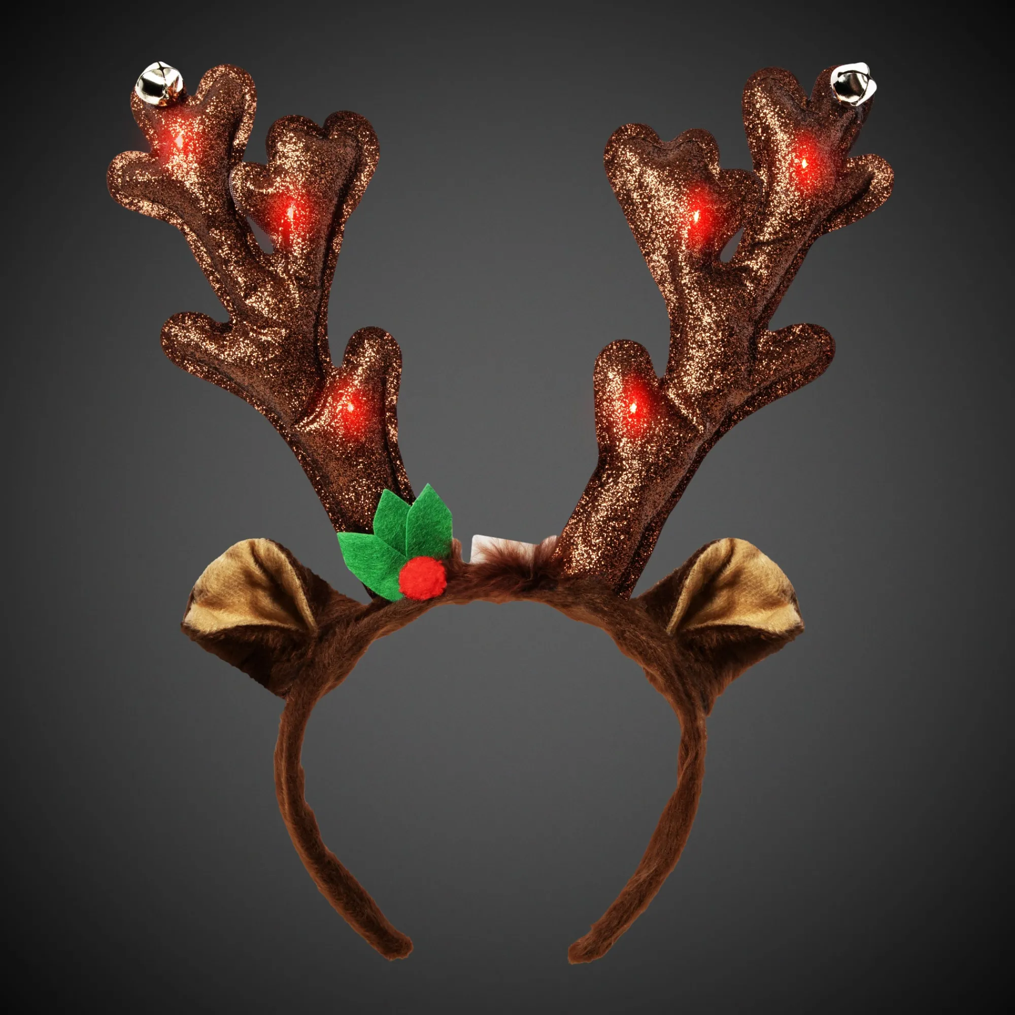 Clearance Windy City Novelties LED Reindeer Antlers Headbands Retail Display