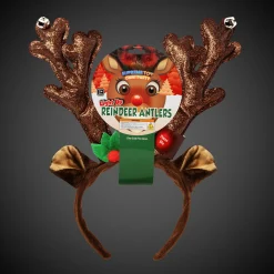 Online Windy City Novelties LED Reindeer Antlers Headband