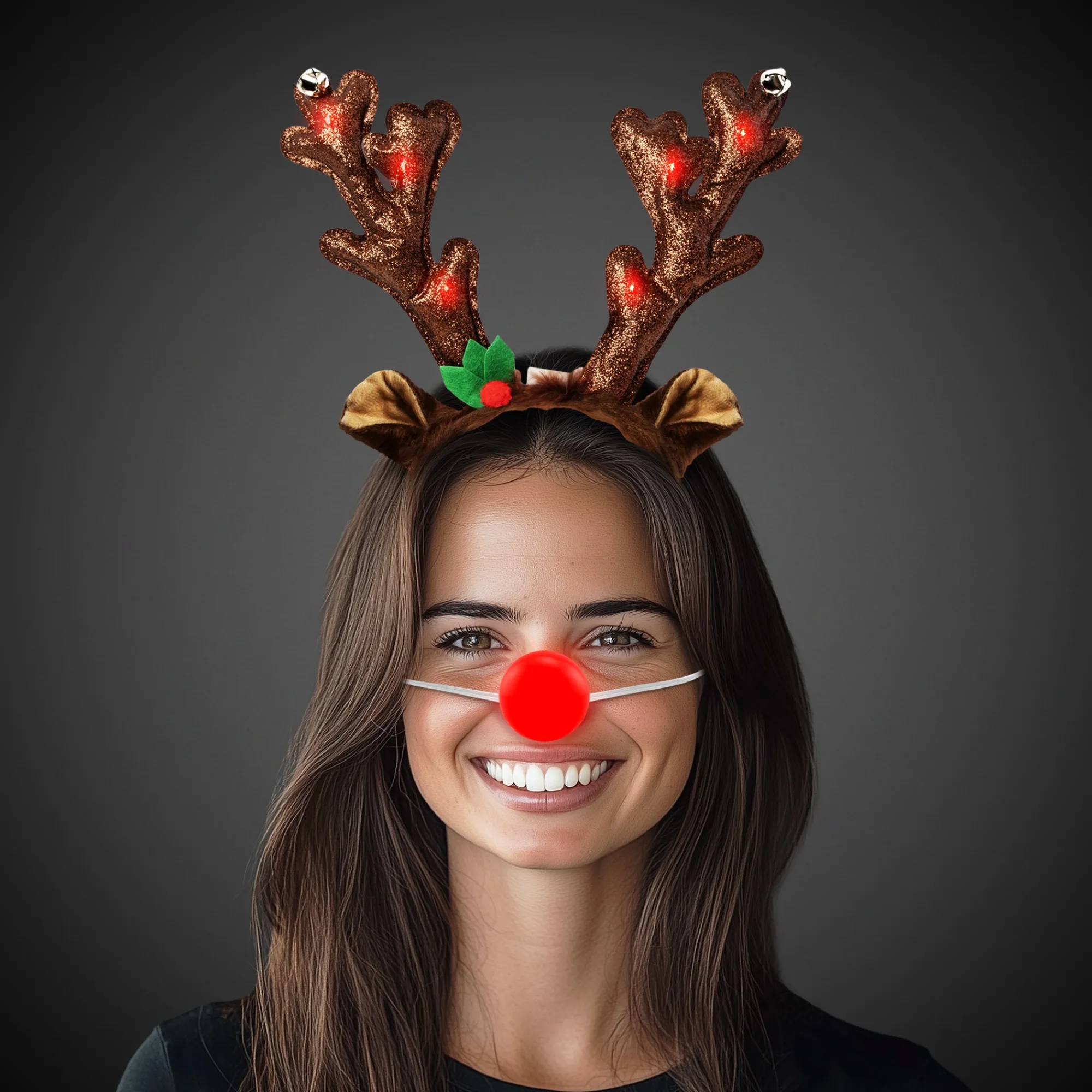 Best Windy City Novelties LED Reindeer Head Costume Kit