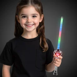 New Windy City Novelties LED Royal Heart Wand