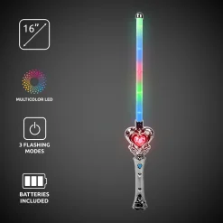 New Windy City Novelties LED Royal Heart Wand