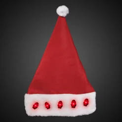 Outlet Windy City Novelties LED Santa Hat