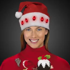 Outlet Windy City Novelties LED Santa Hat