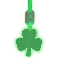 Clearance Windy City Novelties LED Shamrock Pendant Necklace