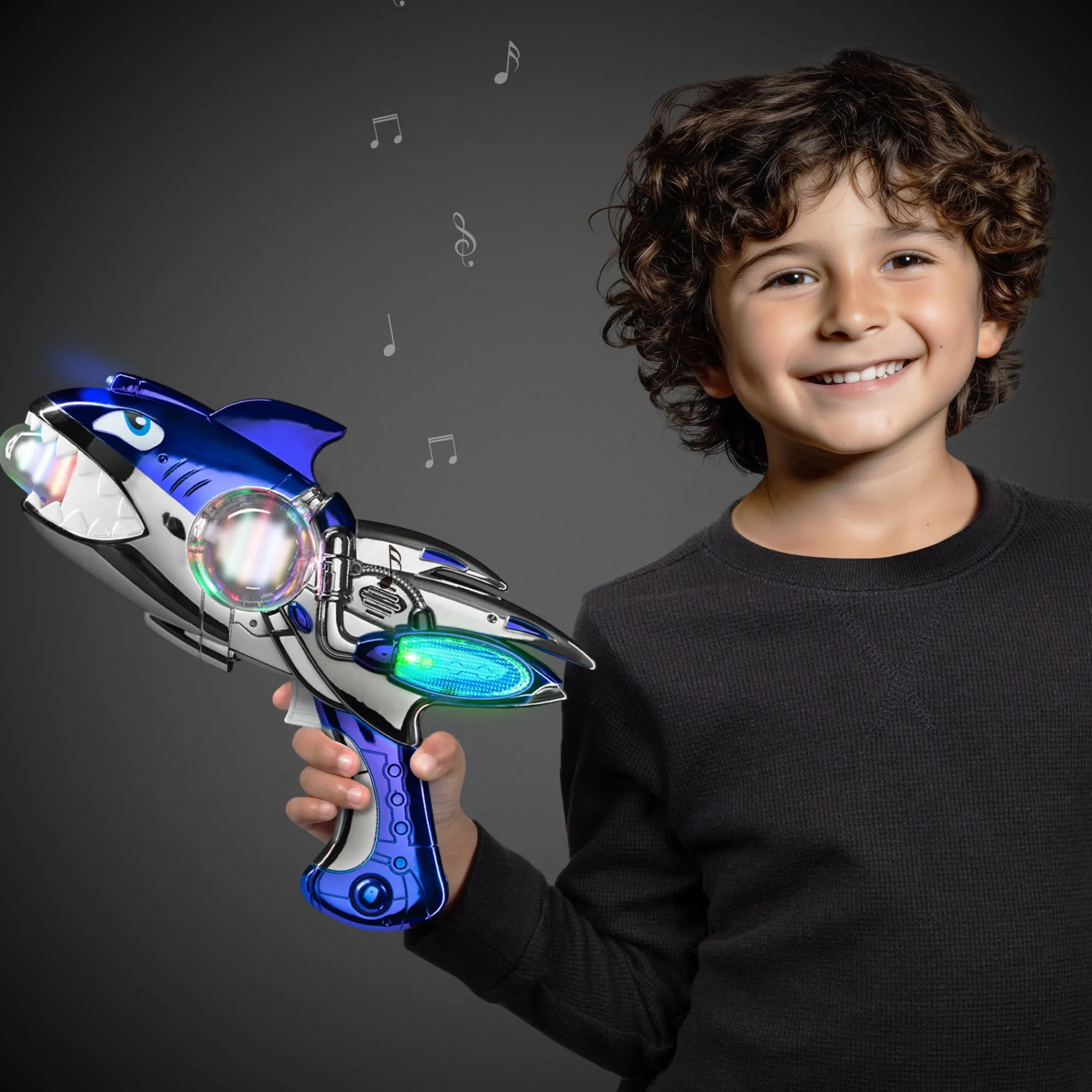 Windy City Novelties LED Shark Spinner Gun