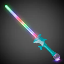 Windy City Novelties LED Shark Sword with Prism Ball