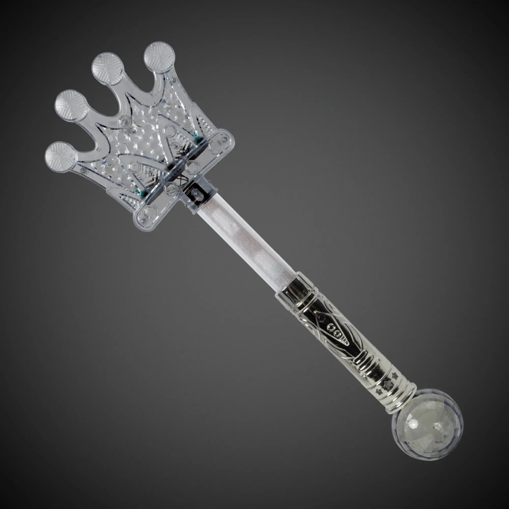 Sale Windy City Novelties LED Silver Crown Wand