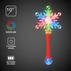 Hot Windy City Novelties LED Snowflake Disco Ball 10