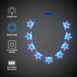 New Windy City Novelties LED Snowflake Necklace