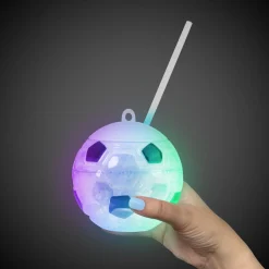 Discount Windy City Novelties LED Soccer Ball Cup with Straw