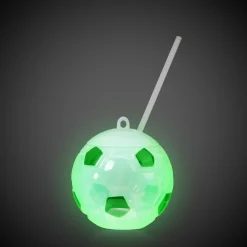 Discount Windy City Novelties LED Soccer Ball Cup with Straw