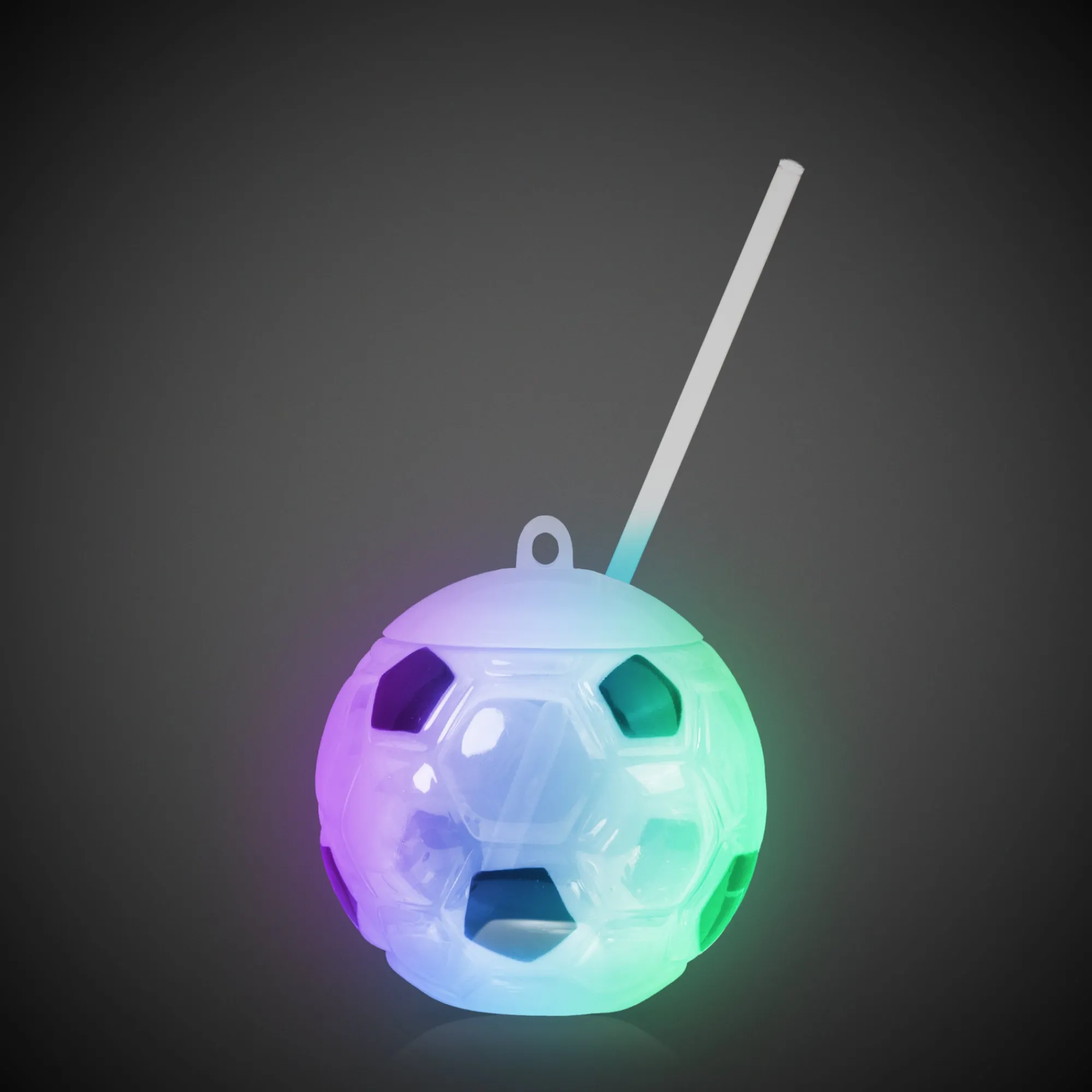 Discount Windy City Novelties LED Soccer Ball Cup with Straw