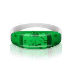 Outlet Windy City Novelties LED Sound-Activated Stretchy Bracelet Green